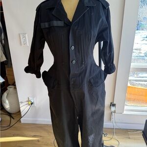 Black Button-Up Jumpsuit REGULATION 2